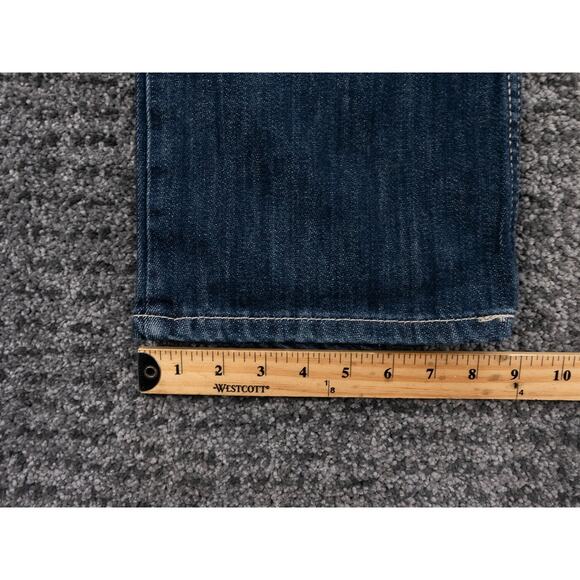 Wrangler FR Jeans Womens 11x34 Blue Mae Retro Bootcut Flame Resistant Stretch - Picture 12 of 16